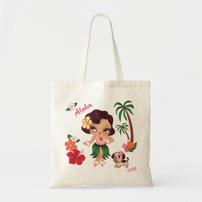 Bolso De Tela Baile Hula Lulu - Tote de Fluff (Frente)