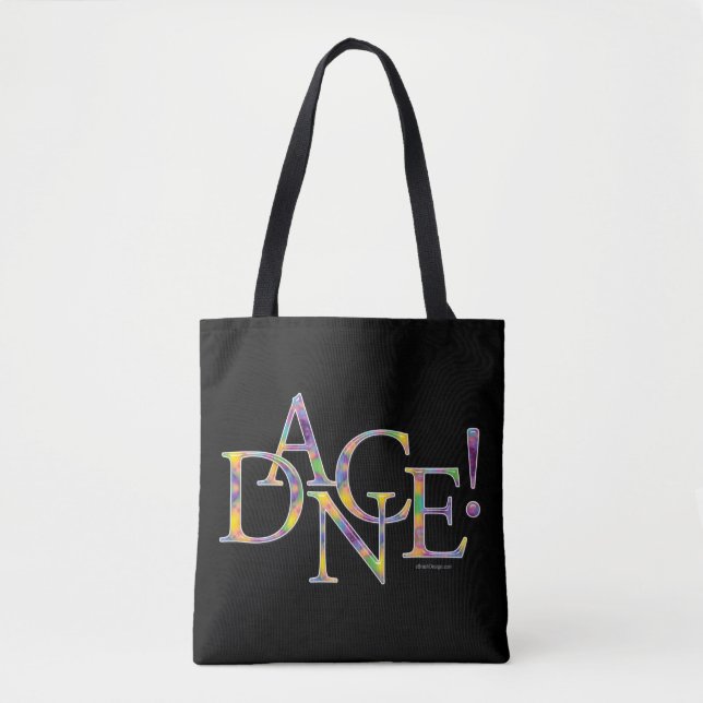 Bolso De Tela ¡Baile! (tinte de empate) (Anverso)