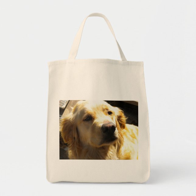 Bolso De Tela Bailey el golden retriever (Frente)