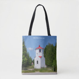 Bolso De Tela Baileys Harbor Range Lights all over bag
