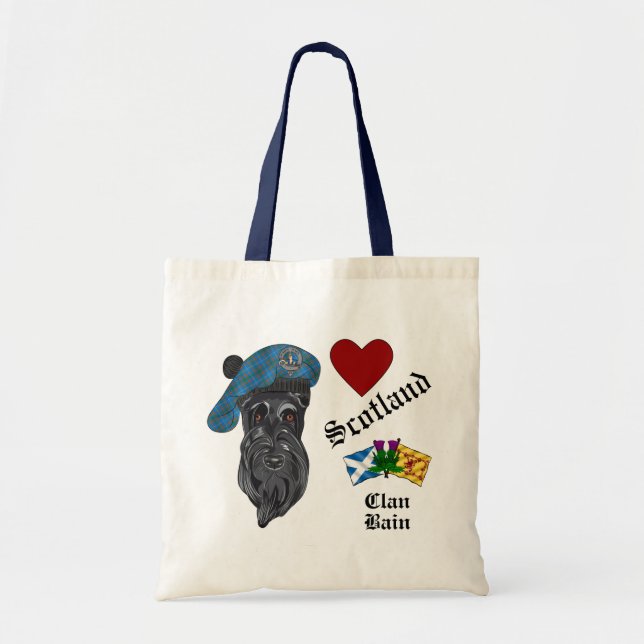 Bolso De Tela Bain Scottie Perro Tam Tam Love Scotland (Frente)