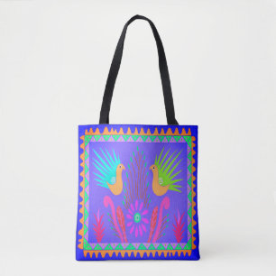 Bolso De Tela Baja Birds Tote Bag