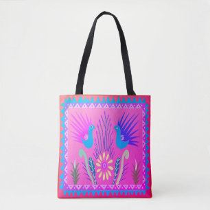 Bolso De Tela Baja Birds Tote Bag