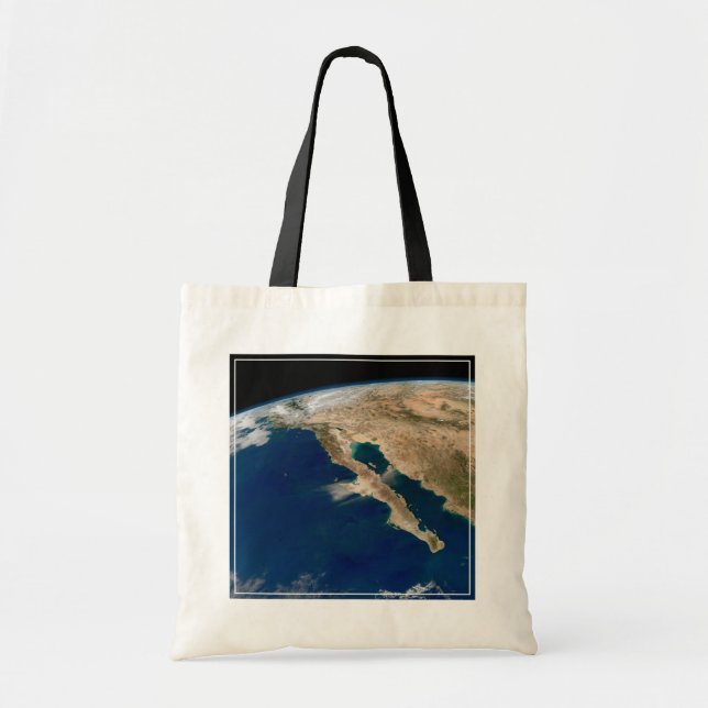 Bolso De Tela Baja California Y La Costa Del Pacífico De México. (Frente)