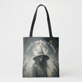 Bolso De Tela Bajo la luna de bruja - Bruja gótica