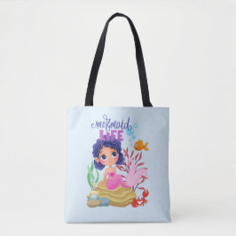 Bolso De Tela Bajo la sirena marina la vida personalizada