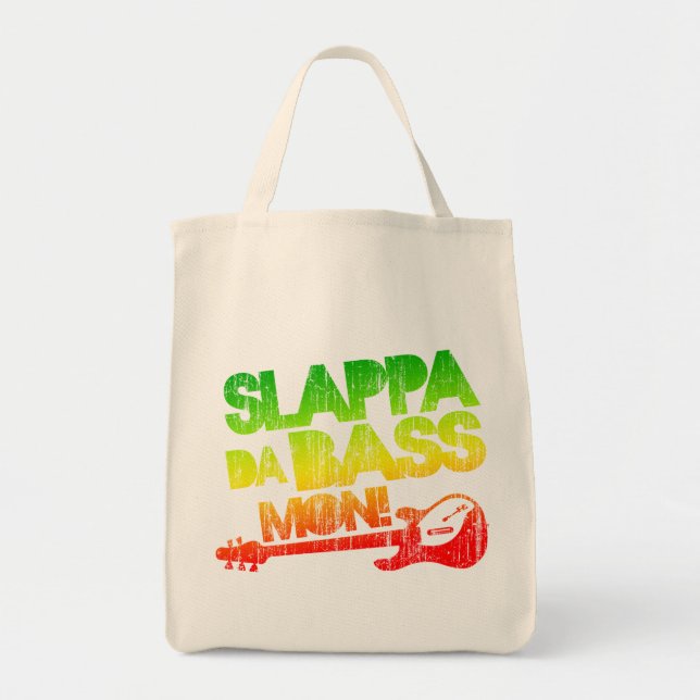 Bolso De Tela ¡Bajo lunes de Slappa DA! (Frente)