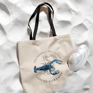 Bolso De Tela Bake/hervir de langosta azul oceánico