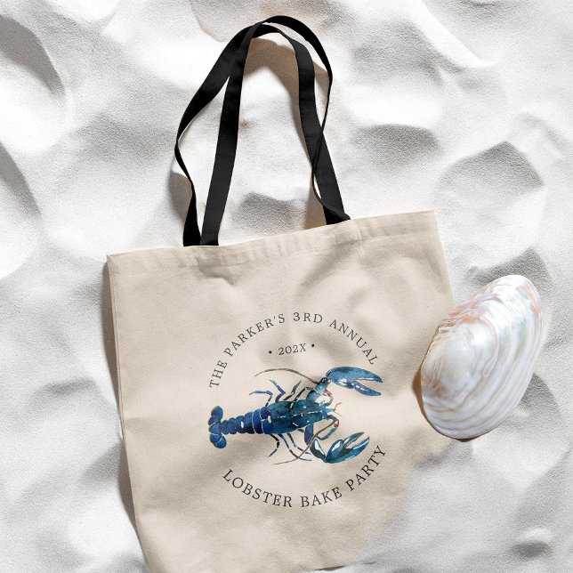 Bolso De Tela Bake/hervir de langosta azul oceánico (Subido por el creador)