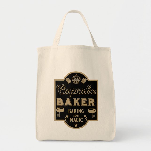 Bolso De Tela Baker maestro de pasteles (Frente)