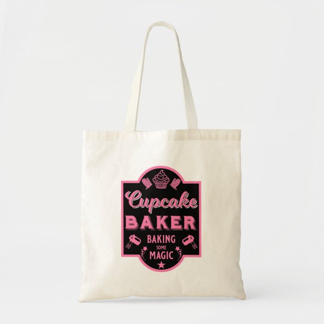 Bolso De Tela Baker maestro de pasteles (Frente)