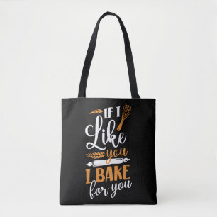 Bolso De Tela Baking Si Me Gustas Que Te Horneé De Susurros