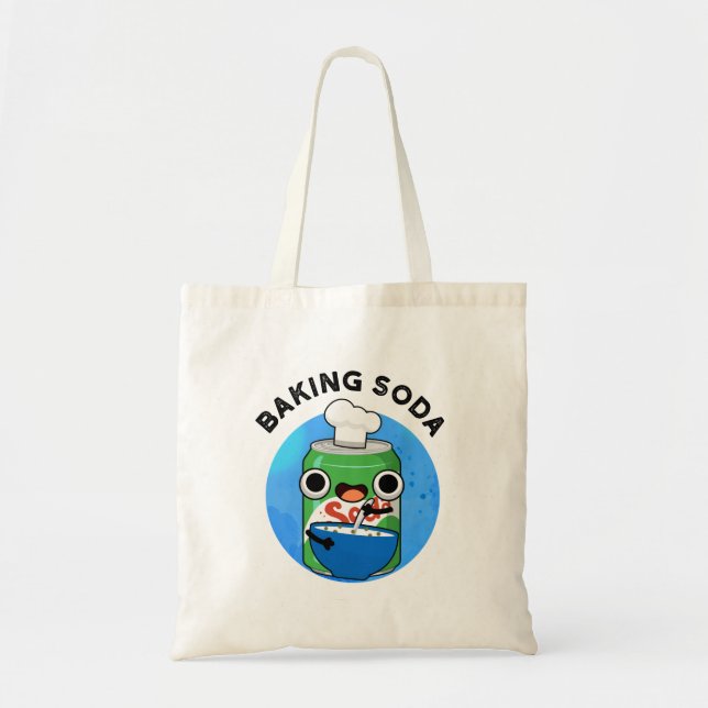 Bolso De Tela Baking Soda Funny Soda Pop Pun (Frente)