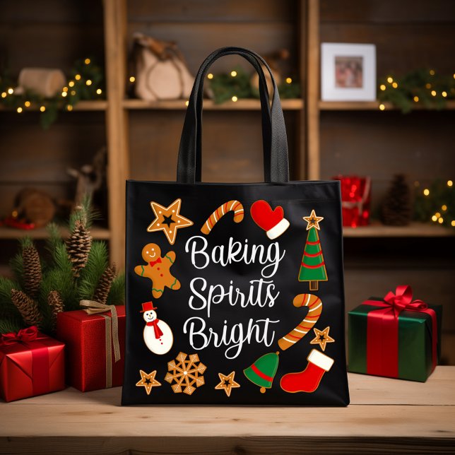 Bolso De Tela Baking Spirit Bright Gingerbread Navidades Cookie (Subido por el creador)