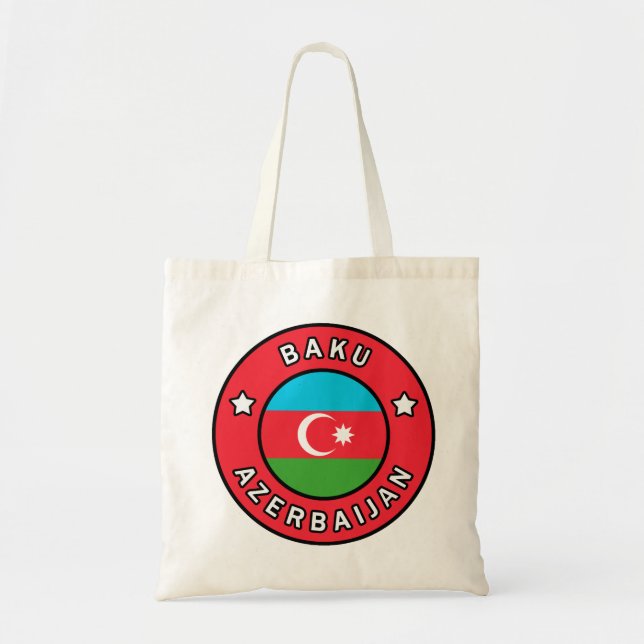 Bolso De Tela Bakú Azerbaiyán (Frente)