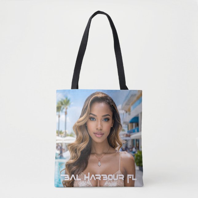 BOLSO DE TELA BAL HARBOUR - FLORIDA (Anverso)