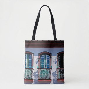 Bolso De Tela Balcones en fachada en Diamantina, Minas Gerais, B