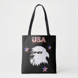 Bolso De Tela Bald Eagle