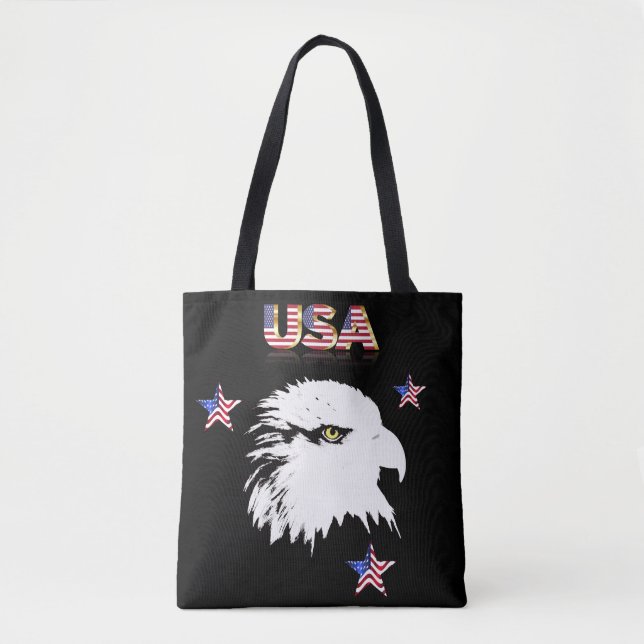 Bolso De Tela Bald Eagle (Anverso)