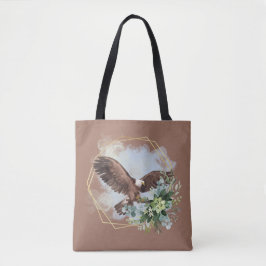 Bolso De Tela Baldaquino Águila con marco para Bouquet