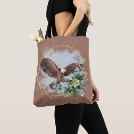 Bolso De Tela Baldaquino Águila con marco para Bouquet