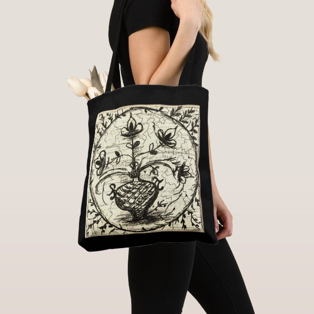 Bolso De Tela Baldosas antiguas de Alemania del Norte,baldosas d (Detalle)