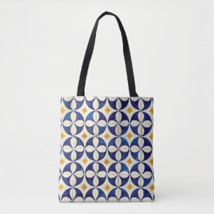 Bolso De Tela Baldosas portuguesas - Diseño del patrón Azulejo