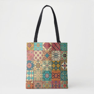 Bolso De Tela Baldosas portuguesas: Estilo Azulejo sin inconveni