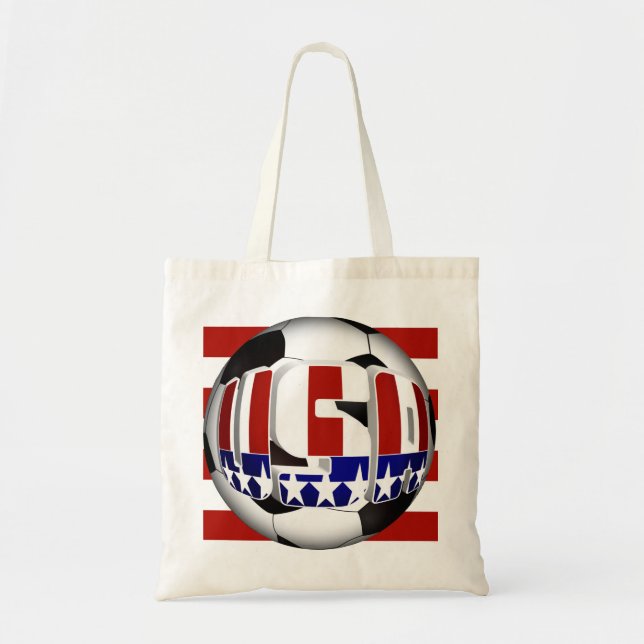 Bolso De Tela Ball de fútbol de Estados Unidos (Frente)