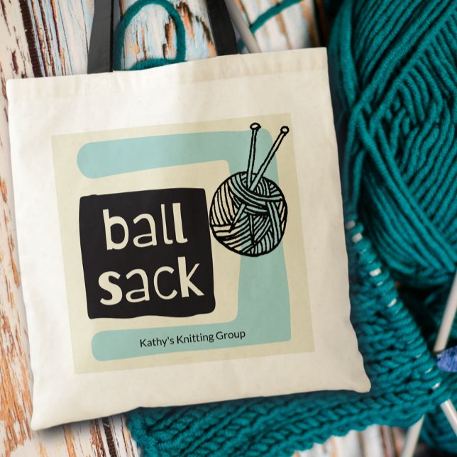 Bolso De Tela Ball Sack Knitting Lovers Group (Subido por el creador)