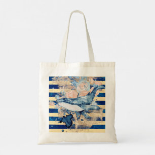Bolso De Tela Ballena acuarela