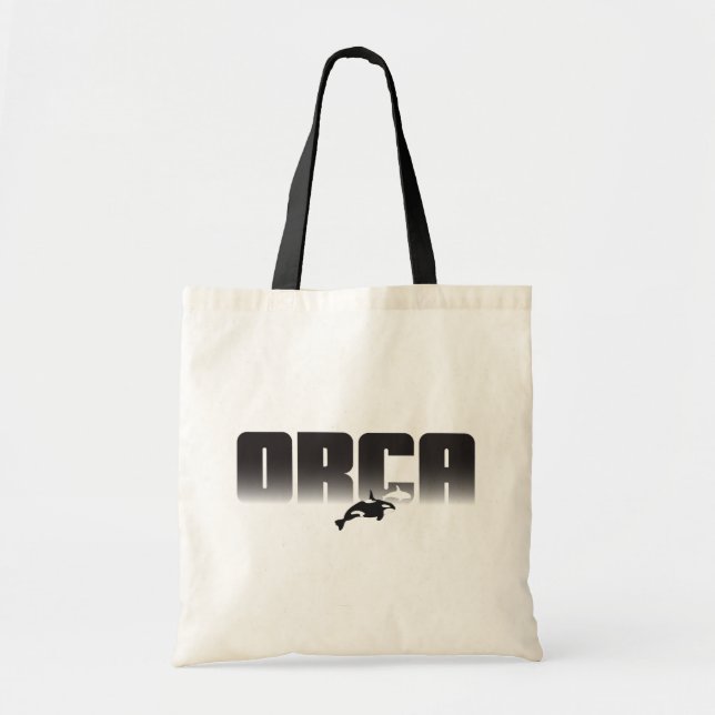 Bolso De Tela Ballena asesina de Orca (Frente)