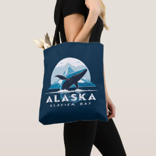 Bolso De Tela Ballena de la Bahía del Glaciar - Alaska