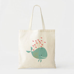 Bolso De Tela Ballena feliz