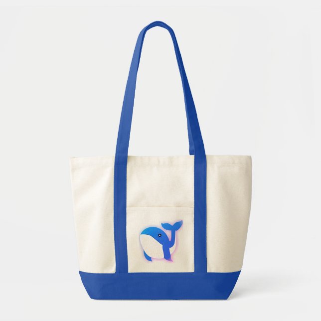 Bolso De Tela Ballena Personalizado Cute (Frente)