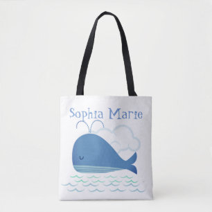 Bolso De Tela Ballena relajada