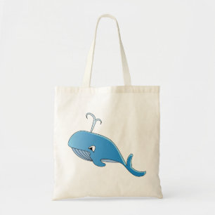 Bolso De Tela Ballenas - Tote presupuestario