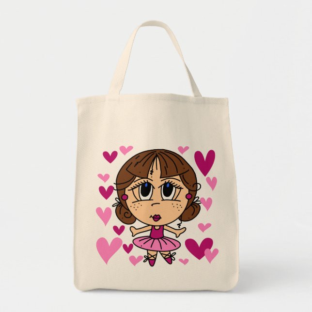 Bolso De Tela Ballerina Chica (Frente)