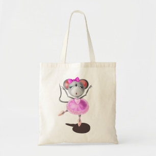 Bolso De Tela Ballerina Mouse Tote Bag Ballet Bailarina