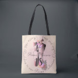 Bolso De Tela Ballerina Toe Shoes Medallion Your Event<br><div class="desc">Ella es una bailarina,  así que por supuesto va a los lugares,  así que ¡¿qué mejor regalo que una elegante y útil bolsa de té con mis zapatos de dedos de pies gráficos de bonito y rosas mostrando lo que más le gusta hacer?!</div>