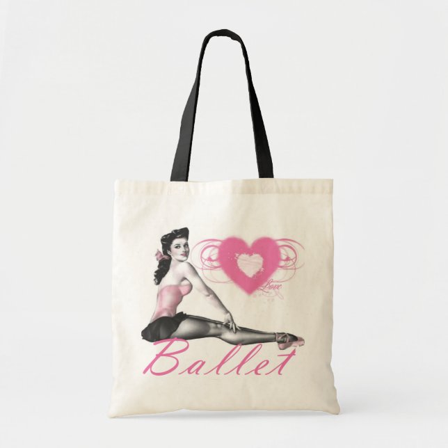 Bolso De Tela ballet (Frente)