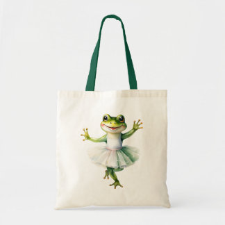 Bolso De Tela Ballet bailarín de rana fina.
