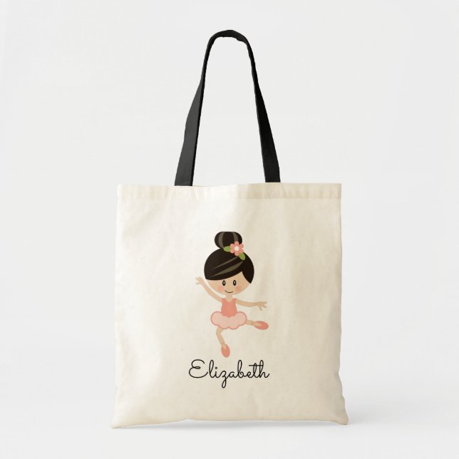 Bolso De Tela Ballet Ballet asiático Tote Bag (Frente)
