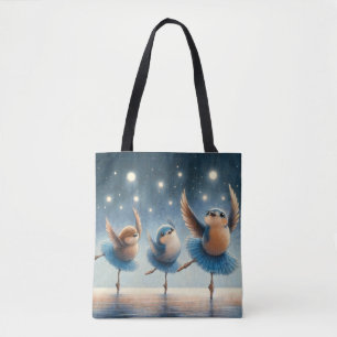 Bolso De Tela Ballet Birds