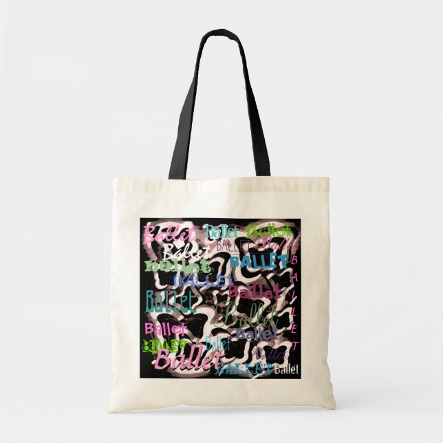 Bolso De Tela Ballet de mariposa (Frente)