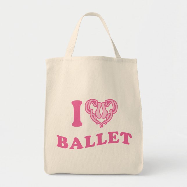Bolso De Tela Ballet del corazón (Frente)