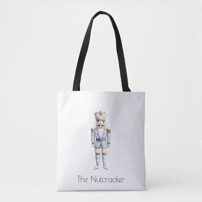 Bolso De Tela Ballet Nutcracker de acuarela (Anverso)