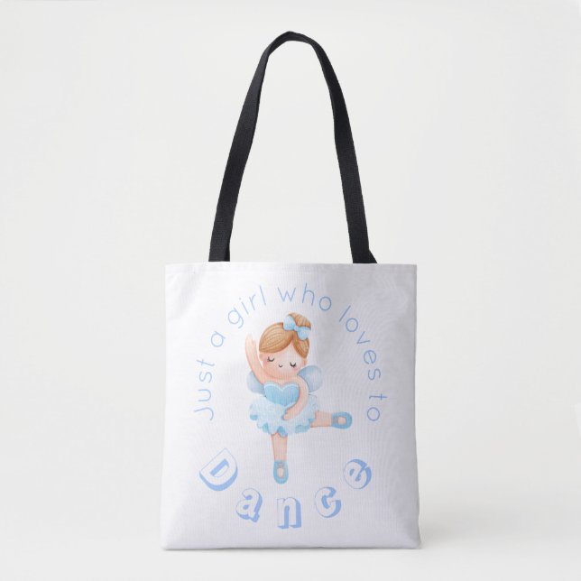 Bolso De Tela Ballet Nutcracker Sugar Pluma Fairy Ballerina (Anverso)