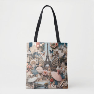 Bolso De Tela Ballet parisino Charm Tote Bag