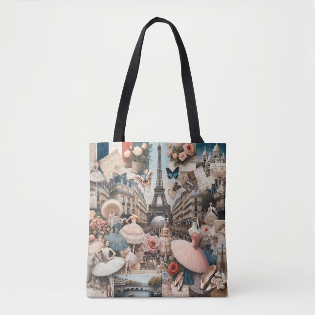 Bolso De Tela Ballet parisino Charm Tote Bag (Anverso)